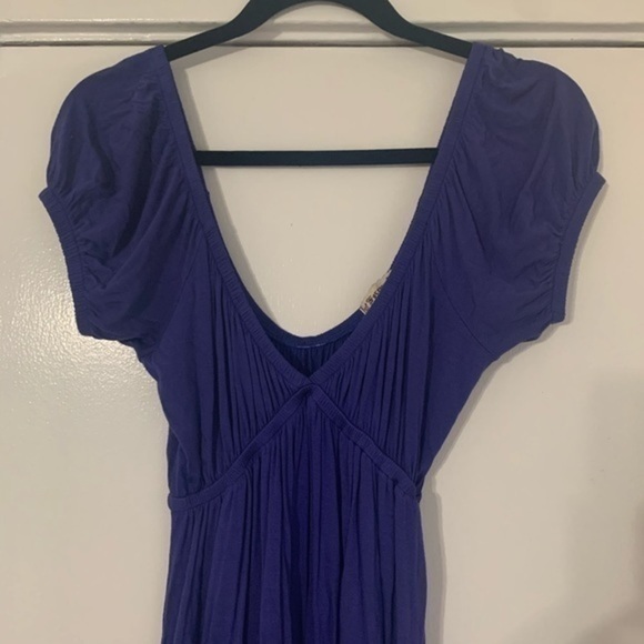 Forever 21 Blue Mini Dress Size Small - Picture 3 of 9